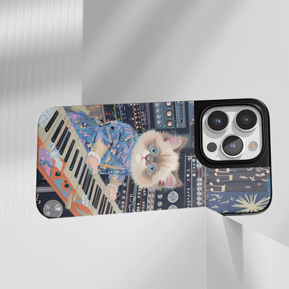 工業級堅韌霧面布娃娃貓 iPhone 手機殼（相容於 MagSafe） 