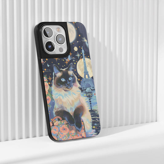 工業級堅韌霧面布娃娃貓 iPhone 手機殼（相容於 MagSafe） 