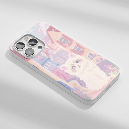 Latest 3rd-Generation Crystal Tough Glossy Ragdoll Cat iPhone Case (MagSafe-Compatible)