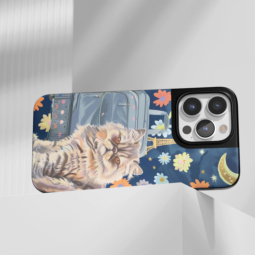 เคส iPhone ลายแมวเปอร์เซียเคลือบด้านสุดแกร่งระดับอุตสาหกรรม (รองรับ MagSafe)