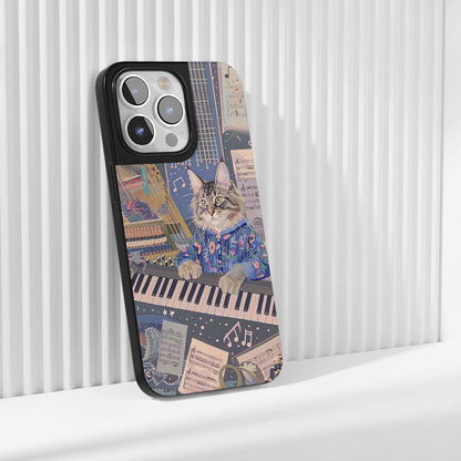 Industry-Level Tough Matte Maine Coon Cat iPhone Case (MagSafe-Compatible)