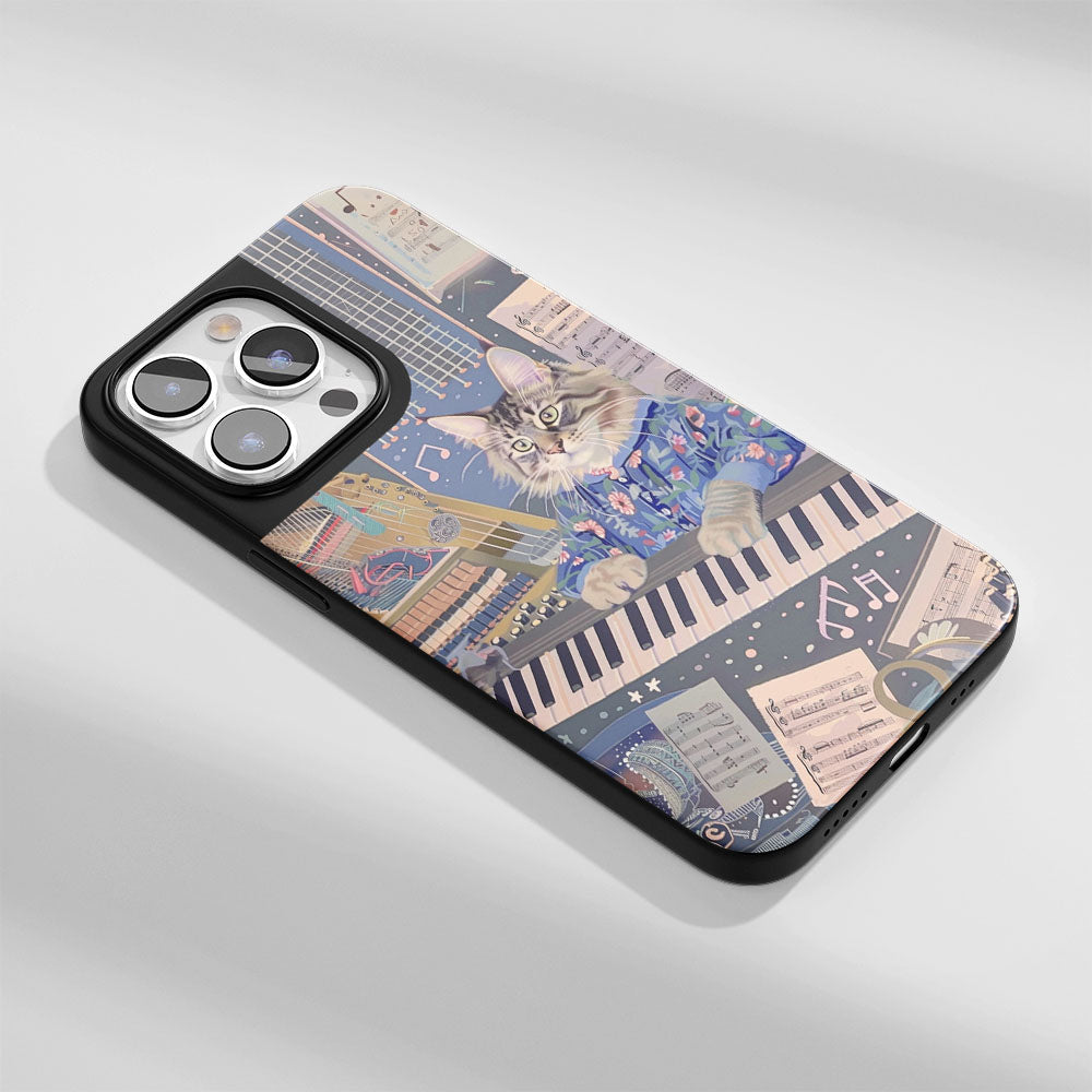 Industry-Level Tough Matte Maine Coon Cat iPhone Case (MagSafe-Compatible)