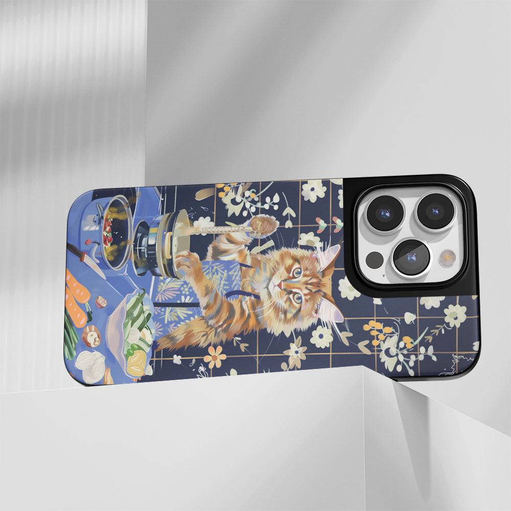 เคส iPhone สำหรับแมวเมนคูนเคลือบด้านทนทานระดับอุตสาหกรรม (รองรับ MagSafe)