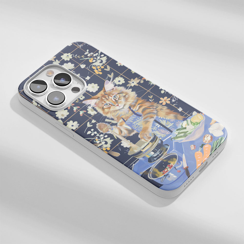 เคส iPhone แมวเมนคูนเคลือบเงา Crystal Tough รุ่นที่ 3 รุ่นล่าสุด (รองรับ MagSafe) 