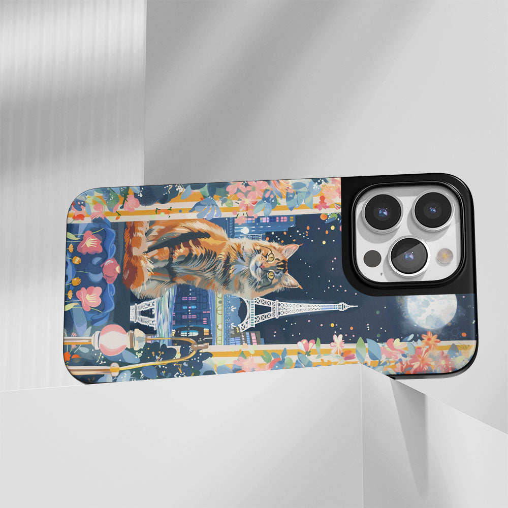 เคส iPhone สำหรับแมวเมนคูนเคลือบด้านทนทานระดับอุตสาหกรรม (รองรับ MagSafe)