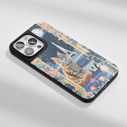 เคส iPhone สำหรับแมวเมนคูนเคลือบด้านทนทานระดับอุตสาหกรรม (รองรับ MagSafe)