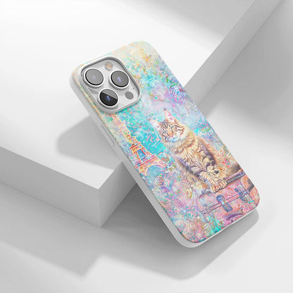 เคส iPhone แมวเมนคูนเคลือบเงา Crystal Tough รุ่นที่ 3 รุ่นล่าสุด (รองรับ MagSafe) 