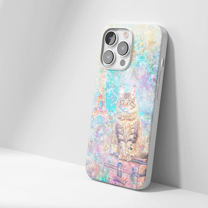 เคส iPhone แมวเมนคูนเคลือบเงา Crystal Tough รุ่นที่ 3 รุ่นล่าสุด (รองรับ MagSafe) 