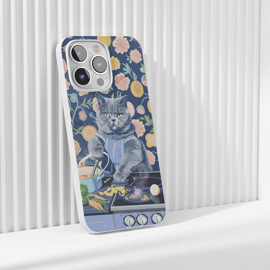 เคส iPhone แมวขนสั้นอังกฤษเคลือบเงา Crystal Tough รุ่นที่ 3 รุ่นล่าสุด 