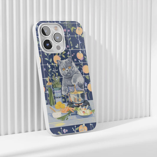 เคส iPhone แมวขนสั้นอังกฤษเคลือบเงา Crystal Tough รุ่นที่ 3 รุ่นล่าสุด 