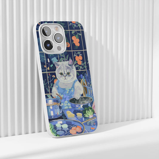 เคส iPhone แมวขนสั้นอังกฤษเคลือบเงา Crystal Tough รุ่นที่ 3 รุ่นล่าสุด 