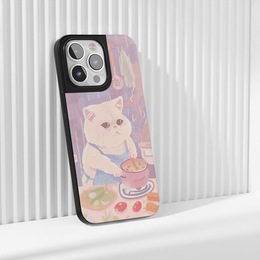 เคส iPhone สำหรับแมว British Shorthair แบบด้านที่ทนทานระดับอุตสาหกรรม (รองรับ MagSafe)