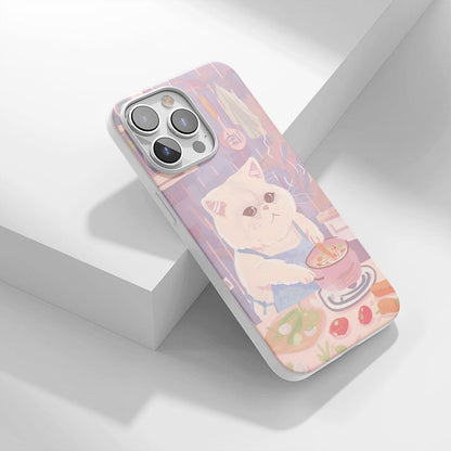 Latest 3rd-Generation Crystal Tough Glossy British Shorthair Cat iPhone Case (MagSafe-Compatible)