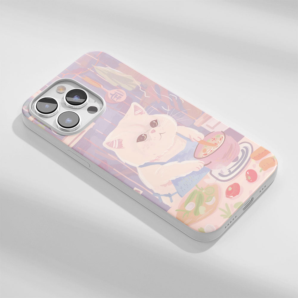 Latest 3rd-Generation Crystal Tough Glossy British Shorthair Cat iPhone Case (MagSafe-Compatible)