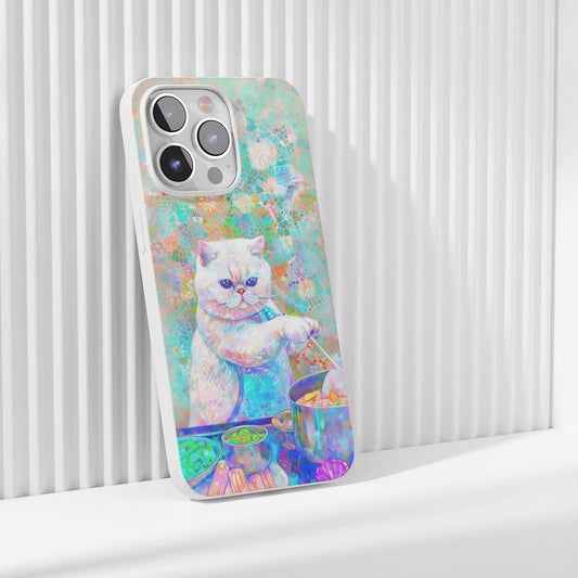 เคส iPhone แมวขนสั้นอังกฤษเคลือบเงา Crystal Tough รุ่นที่ 3 รุ่นล่าสุด 