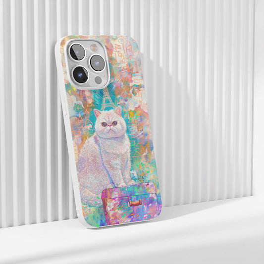 เคส iPhone แมวขนสั้นอังกฤษเคลือบเงา Crystal Tough รุ่นที่ 3 รุ่นล่าสุด 
