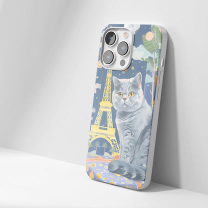 เคส iPhone แมวขนสั้นอังกฤษเคลือบเงา Crystal Tough รุ่นที่ 3 รุ่นล่าสุด 