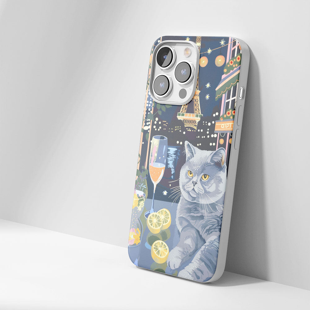 เคส iPhone แมวขนสั้นอังกฤษเคลือบเงา Crystal Tough รุ่นที่ 3 รุ่นล่าสุด 