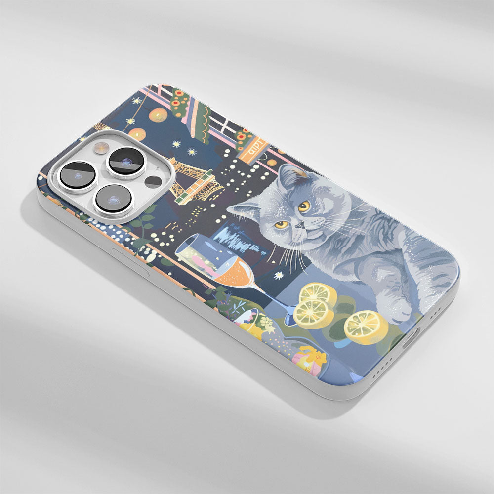เคส iPhone แมวขนสั้นอังกฤษเคลือบเงา Crystal Tough รุ่นที่ 3 รุ่นล่าสุด 