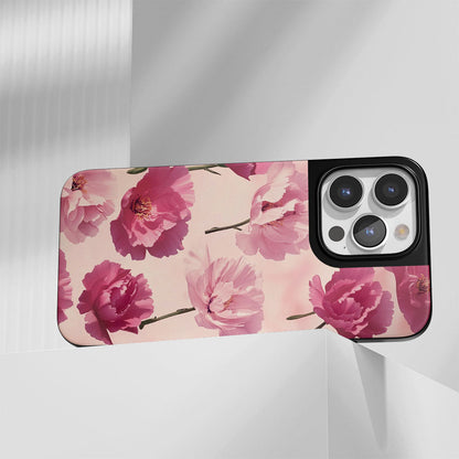 เคส iPhone สีคาร์เนชั่นด้านทนทานระดับอุตสาหกรรม 