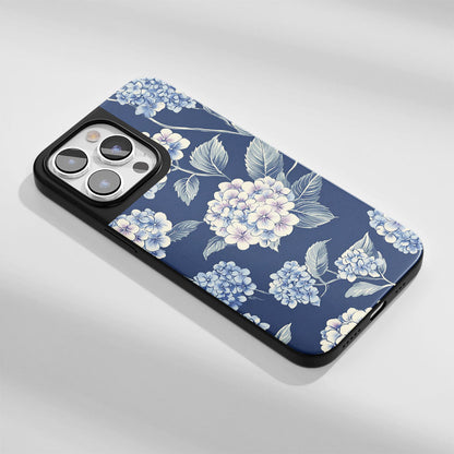 เคส iPhone สีไฮเดรนเยียแบบด้านที่ทนทานระดับอุตสาหกรรม 