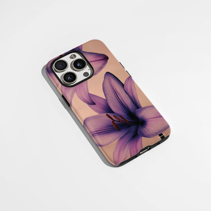 Double-Layer Semi-Handprinted Tough Matte iPhone Case