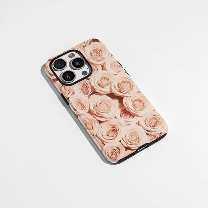 เคส iPhone แบบด้านทนทานพิมพ์ลายด้วยมือสองชั้น 