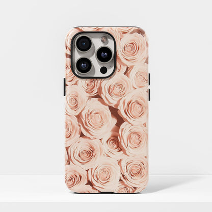 เคส iPhone แบบด้านทนทานพิมพ์ลายด้วยมือสองชั้น 