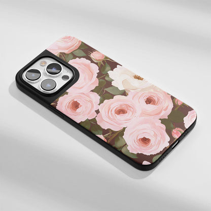 เคส iPhone สีชมพูกุหลาบด้านทนทานระดับอุตสาหกรรม 