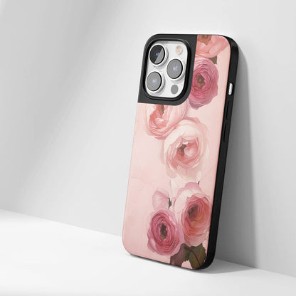 เคส iPhone สีชมพูกุหลาบด้านทนทานระดับอุตสาหกรรม 