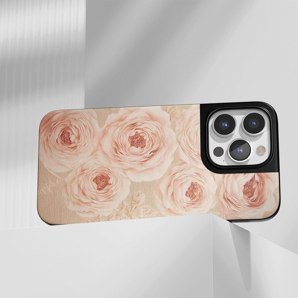 Industry-Level Tough Matte Pink Rose iPhone Case (MagSafe-Compatible)