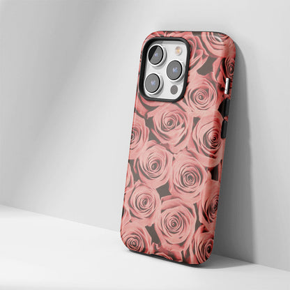 เคส iPhone แบบด้านทนทานพิมพ์ลายด้วยมือสองชั้น 