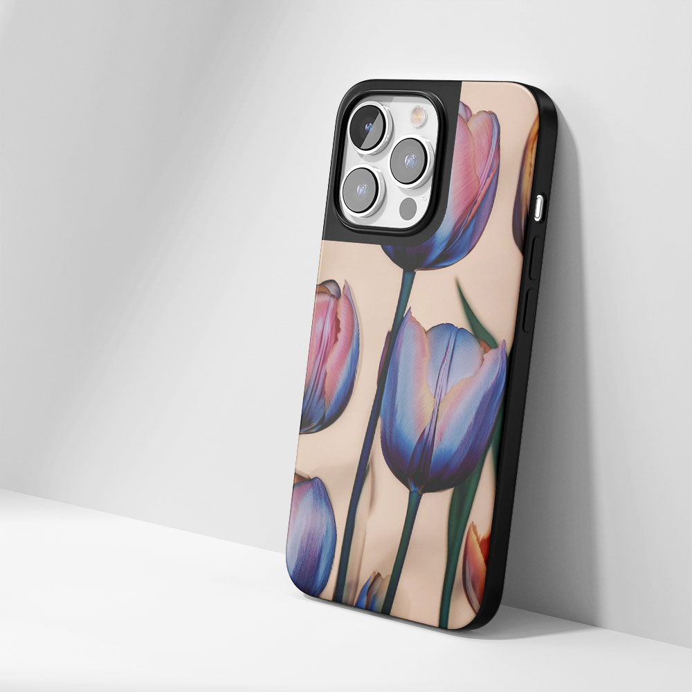 Industry-Level Tough Matte Tulip iPhone Case (MagSafe-Compatible)