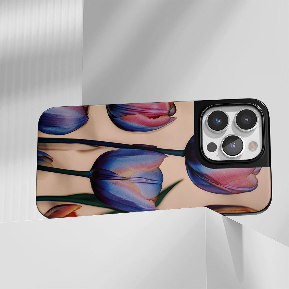 Industry-Level Tough Matte Tulip iPhone Case (MagSafe-Compatible)