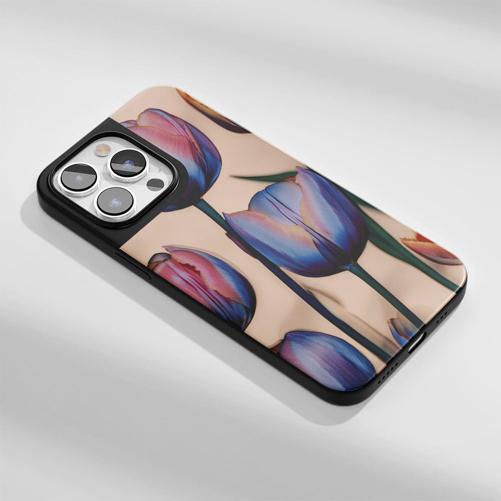 Industry-Level Tough Matte Tulip iPhone Case (MagSafe-Compatible)
