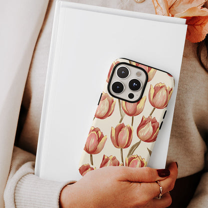 Double-Layer Semi-Handprinted Tough Matte iPhone Case