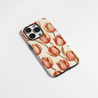 Double-Layer Semi-Handprinted Tough Matte iPhone Case