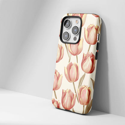 Double-Layer Semi-Handprinted Tough Matte iPhone Case