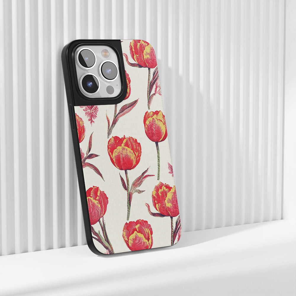工業級堅韌霧面鬱金香 iPhone 手機殼（相容於 MagSafe）