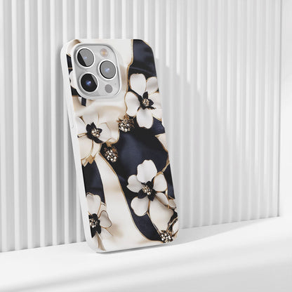 Latest 3rd-Generation Crystal Tough Glossy Jasmine iPhone Case (MagSafe-Compatible)