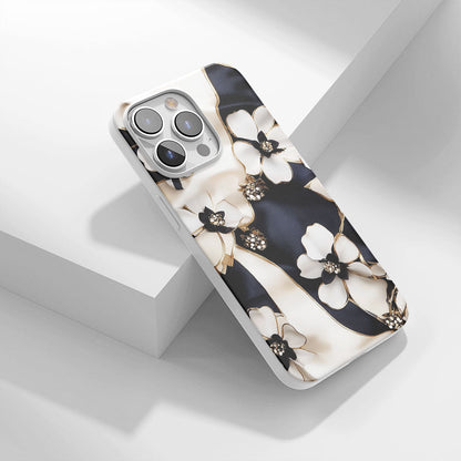 Latest 3rd-Generation Crystal Tough Glossy Jasmine iPhone Case (MagSafe-Compatible)