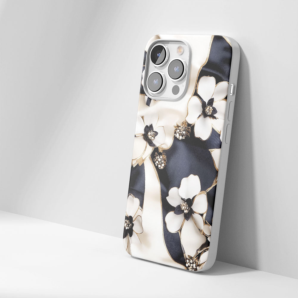 Latest 3rd-Generation Crystal Tough Glossy Jasmine iPhone Case (MagSafe-Compatible)