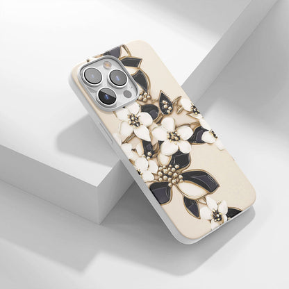 Latest 3rd-Generation Crystal Tough Glossy Jasmine iPhone Case (MagSafe-Compatible)