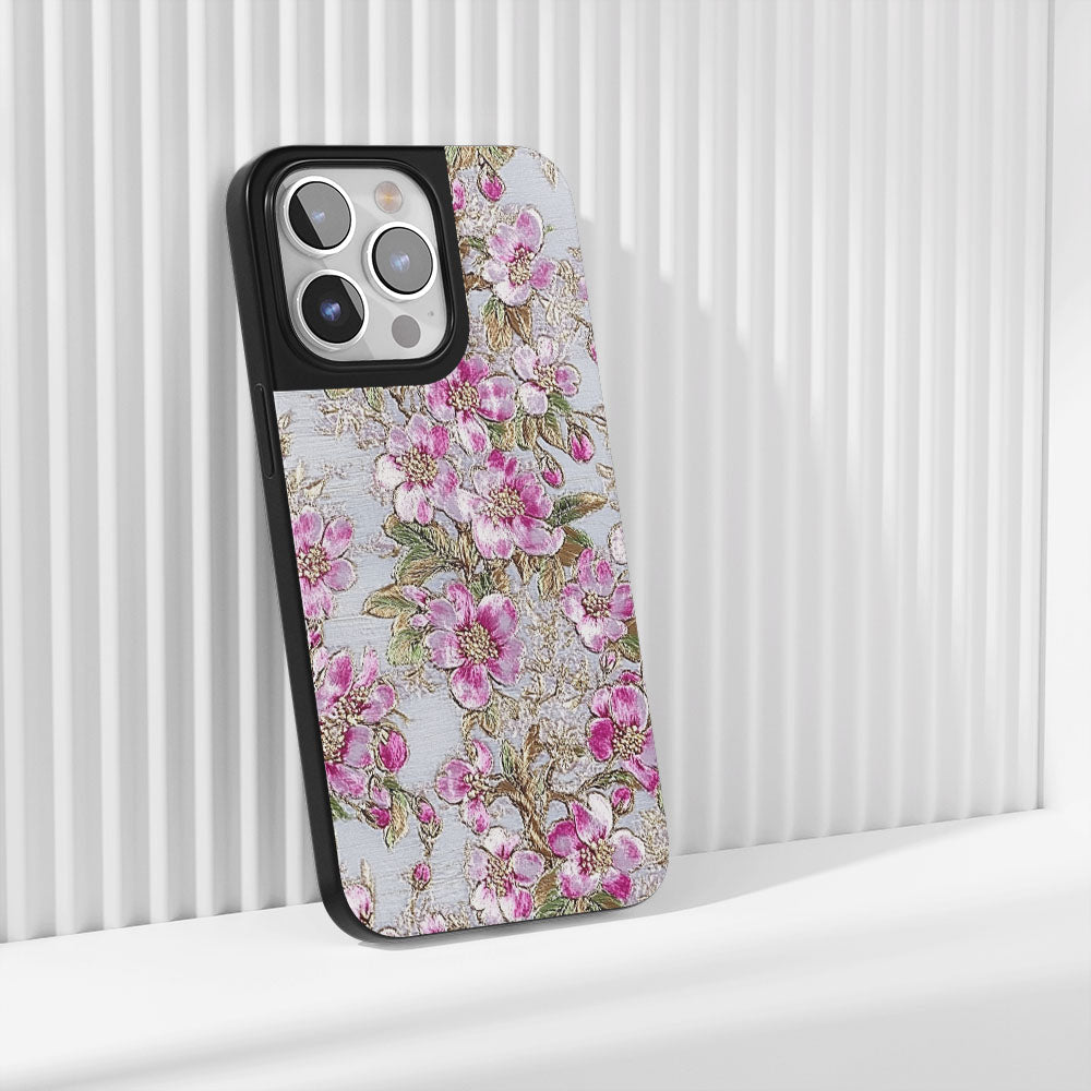 工業級堅韌霧面櫻花 iPhone 手機殼