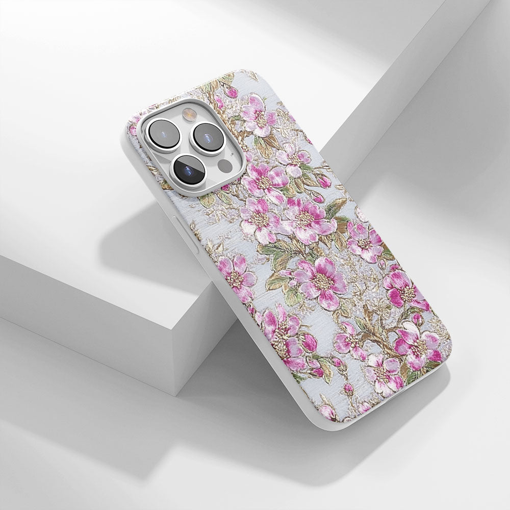 Latest 3rd-Generation Crystal Tough Glossy Sakura iPhone Case (MagSafe-Compatible)