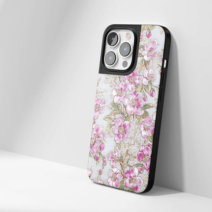 工業級堅韌霧面櫻花 iPhone 手機殼