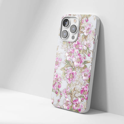 Latest 3rd-Generation Crystal Tough Glossy Sakura iPhone Case (MagSafe-Compatible)