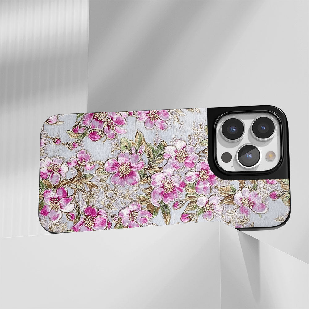 工業級堅韌霧面櫻花 iPhone 手機殼