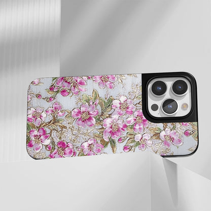 工業級堅韌霧面櫻花 iPhone 手機殼
