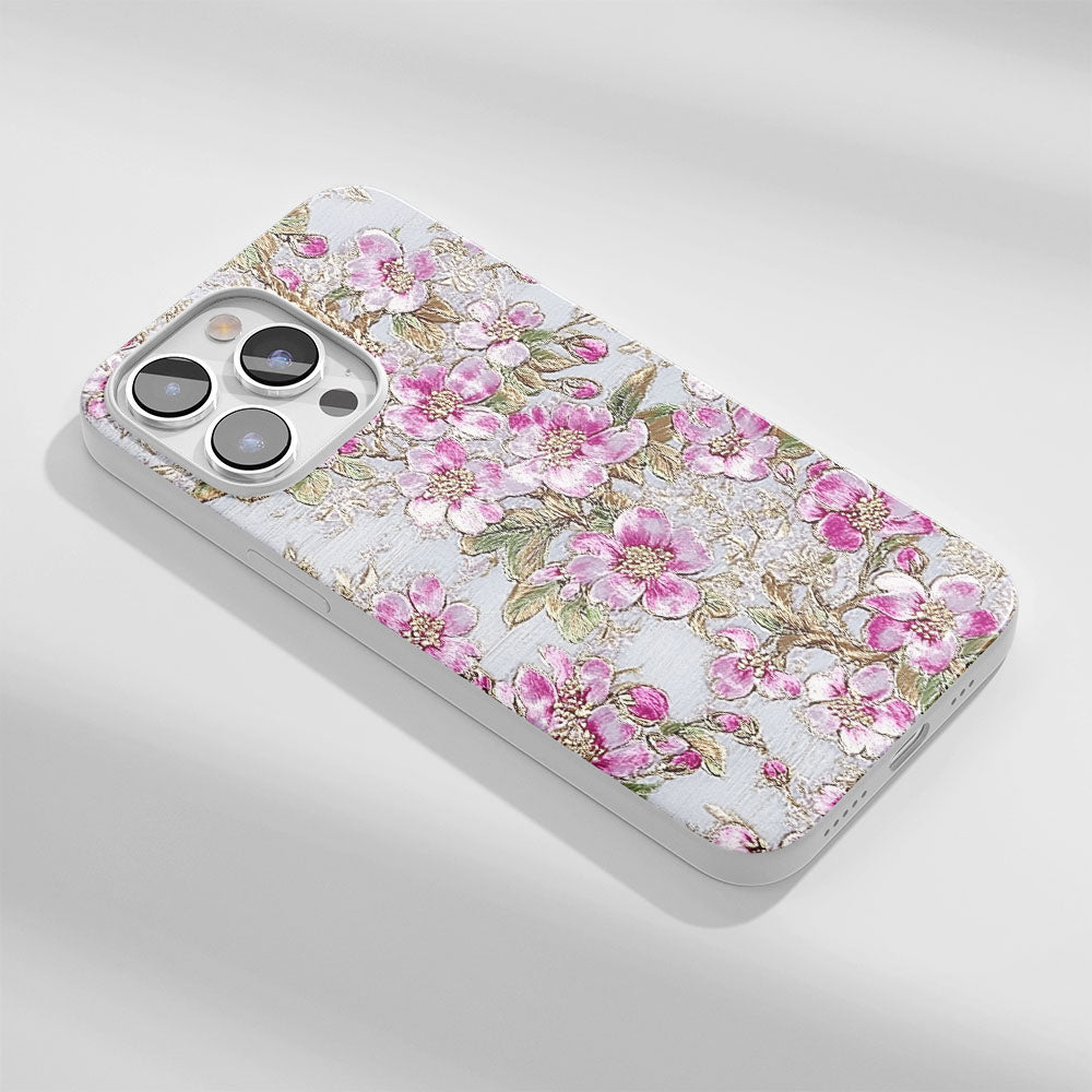 Latest 3rd-Generation Crystal Tough Glossy Sakura iPhone Case (MagSafe-Compatible)